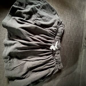 Cat & Jack Black Skort with White Bow